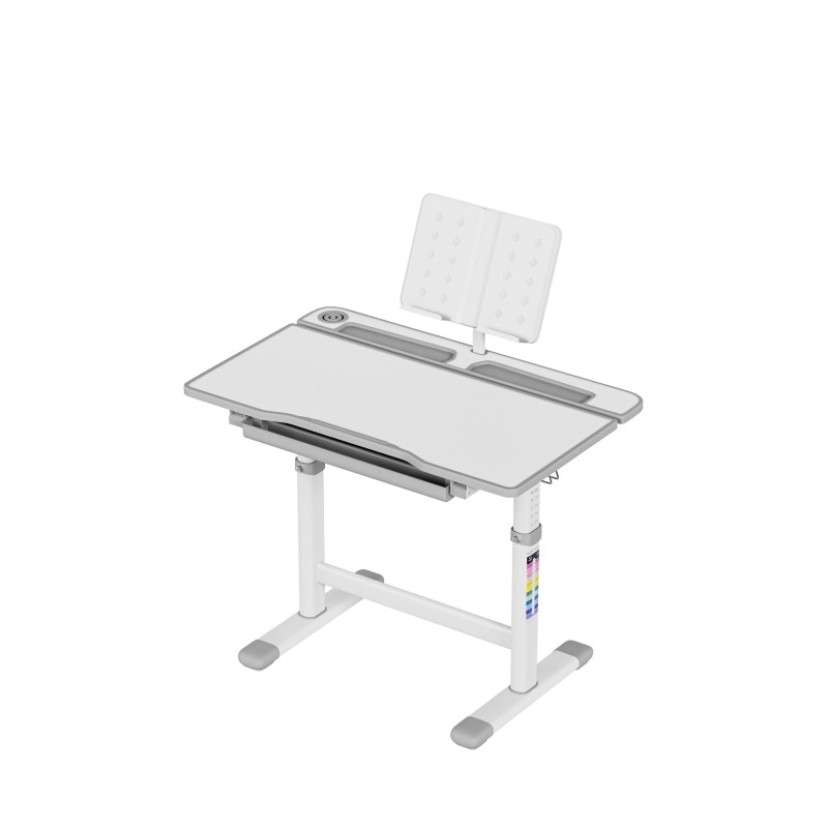 Study 3.0 Grey 66 cm reguliuojamas vaikiškas rašomasis stalas Study 3.0 Grey 66 cm reguliuojamas vaikiškas rašomasis stalas