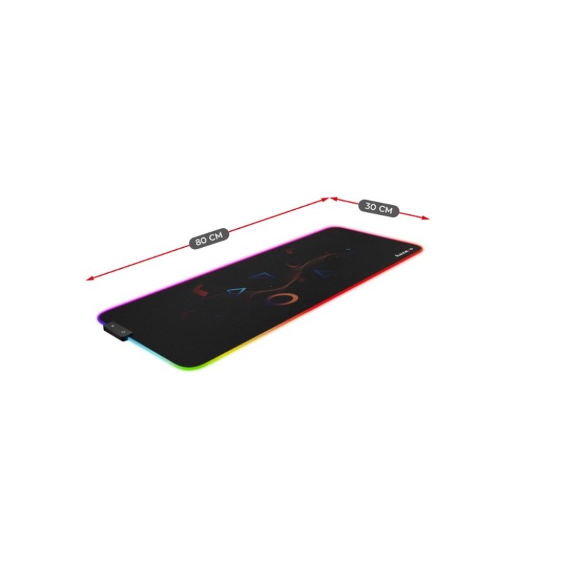 Pelės kilimėlis 2.0 XL RGB žaidimų pelės kilimėlis Pelės kilimėlis 2.0 XL RGB žaidimų pelės kilimėlis