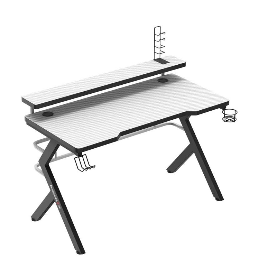 Žaidimų stalas Hero 5.0, baltas 120 cm Žaidimų stalas Hero 5.0, baltas 120 cm