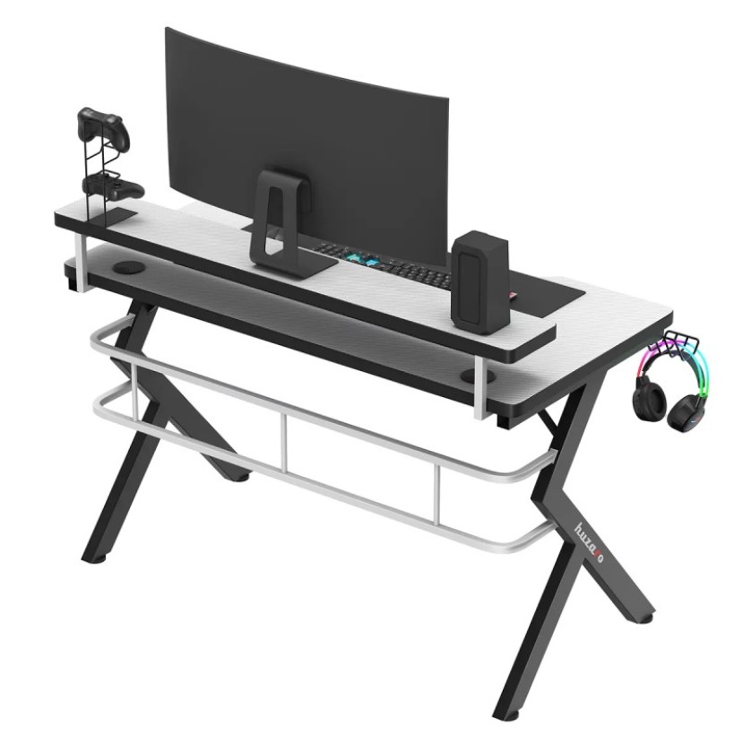 Žaidimų stalas Hero 5.0, baltas 120 cm Žaidimų stalas Hero 5.0, baltas 120 cm