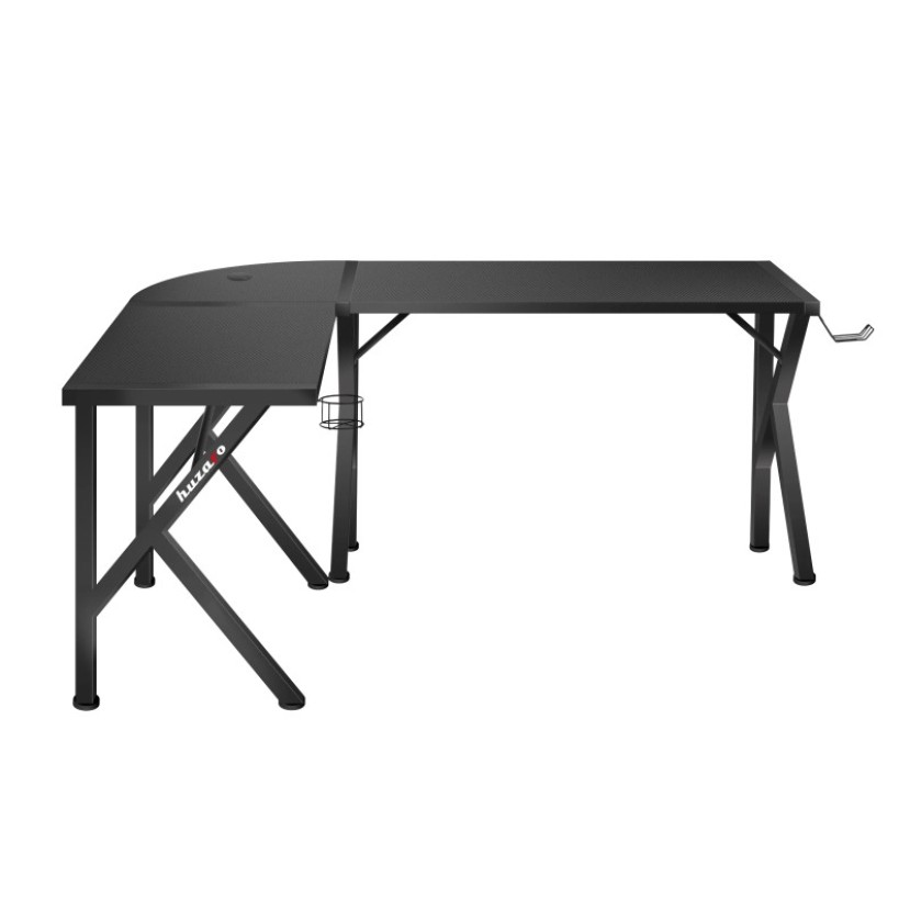 Kampinis žaidimų stalas Hero 6.3, Black Kampinis žaidimų stalas Hero 6.3, Black