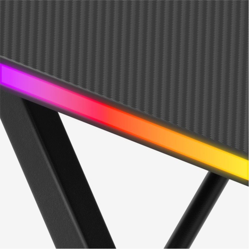 Žaidimų stalas Hero 2.5, RGB Black