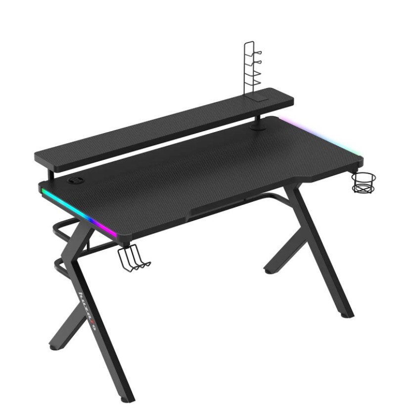 Žaidimų stalas Hero 5.0, RGB Black 120 cm Žaidimų stalas Hero 5.0, RGB Black 120 cm