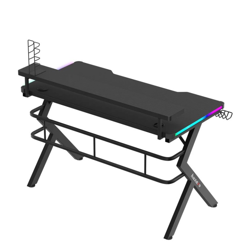 Žaidimų stalas Hero 5.0, RGB Black 120 cm Žaidimų stalas Hero 5.0, RGB Black 120 cm