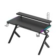 Žaidimų stalas Hero 5.0, RGB Black 120 cm Žaidimų stalas Hero 5.0, RGB Black 120 cm