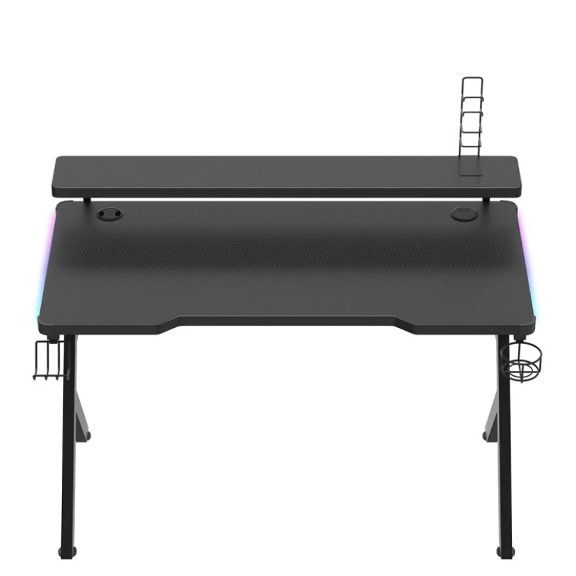 Žaidimų stalas Hero 5.0, RGB Black 120 cm Žaidimų stalas Hero 5.0, RGB Black 120 cm