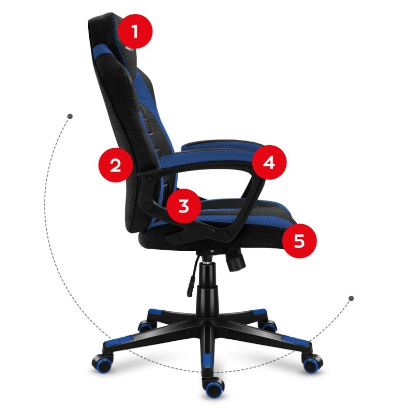 Žaidimų kėdė Force 2.5 Blue Mesh Žaidimų kėdė Force 2.5 Blue Mesh