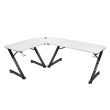Kampinis žaidimų stalas Hero 7.0, White 154 cm Kampinis žaidimų stalas Hero 7.0, White 154 cm