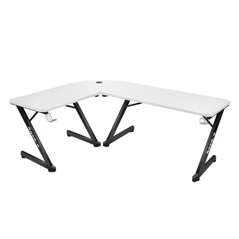 Kampinis žaidimų stalas Hero 7.0, White 154 cm Kampinis žaidimų stalas Hero 7.0, White 154 cm