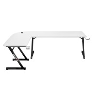 Kampinis žaidimų stalas Hero 7.0, White 154 cm Kampinis žaidimų stalas Hero 7.0, White 154 cm