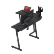 Kampinis žaidimų stalas Hero 6.0, Black Kampinis žaidimų stalas Hero 6.0, Black
