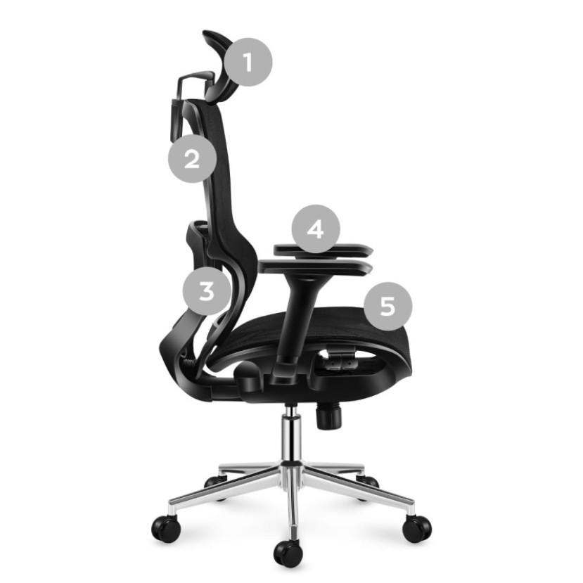Biuro kėdė Expert 6.2, Black