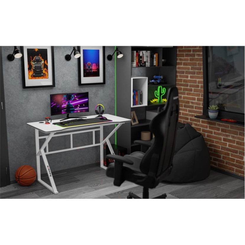 Žaidimų stalas Hero 1.6, White 120 cm