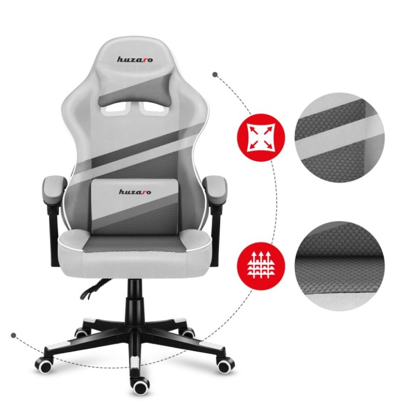 Žaidimų kėdė Force 4.4 White Mesh Žaidimų kėdė Force 4.4 White Mesh
