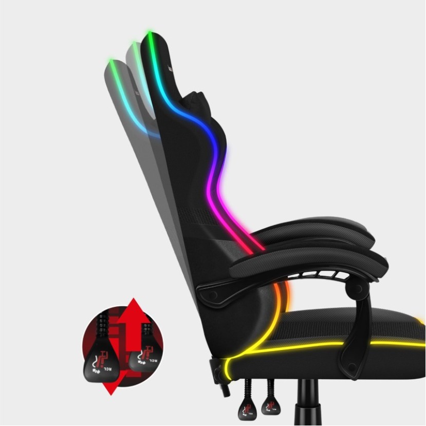 Žaidimų kėdė Force 4.4 RGB Black