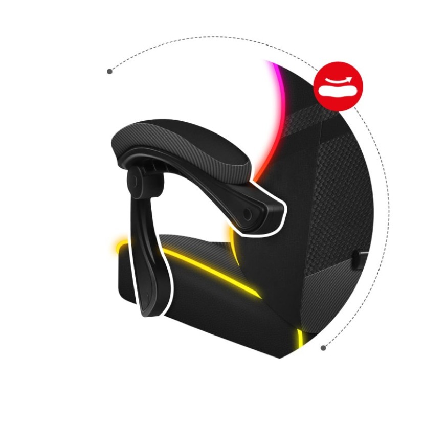 Žaidimų kėdė Force 4.4 RGB Black