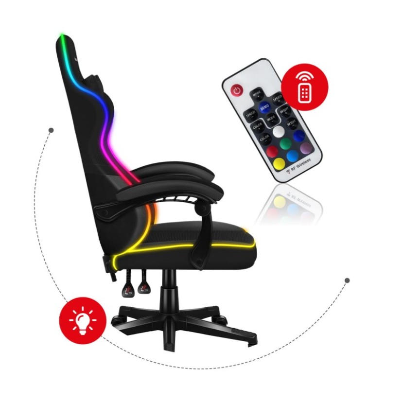 Žaidimų kėdė Force 4.4 RGB Black