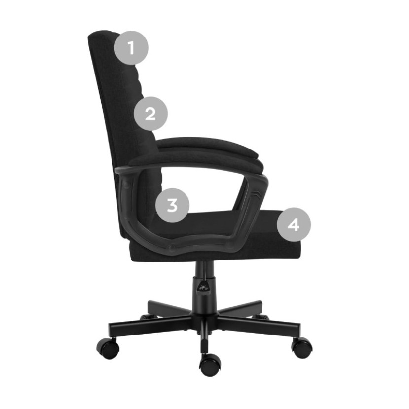 Biuro kėdė Boss 2.5 Black Biuro kėdė Boss 2.5 Black