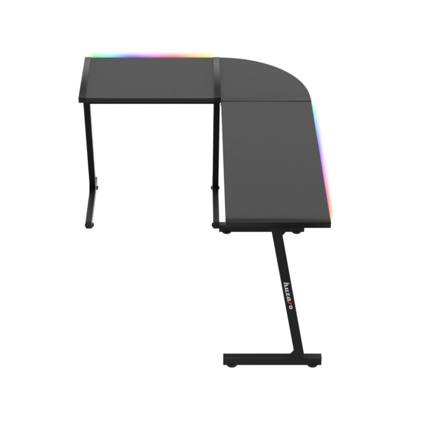 Kampinis žaidimų stalas Hero 6.0 RGB Black 147 cm Kampinis žaidimų stalas Hero 6.0 RGB Black 147 cm