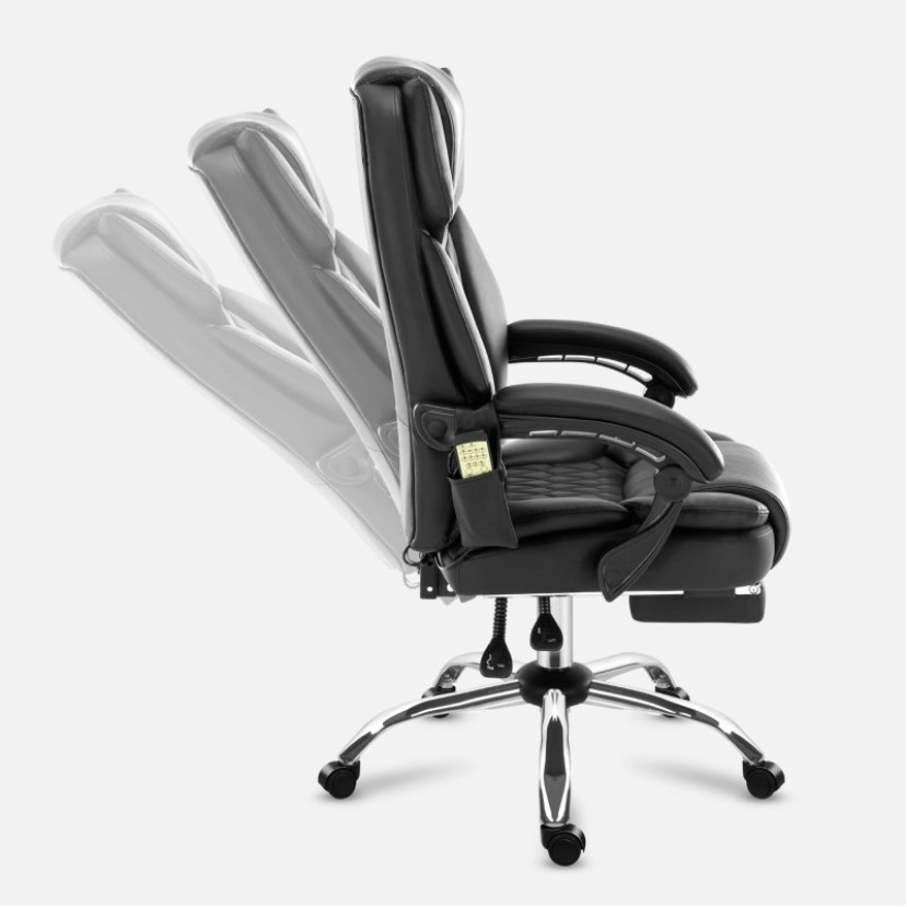 Masažinė biuro kėdė Boss 6.0, Black Masažinė biuro kėdė Boss 6.0, Black