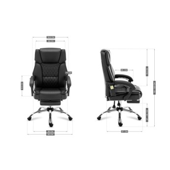 Masažinė biuro kėdė Boss 6.0, Black Masažinė biuro kėdė Boss 6.0, Black