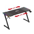 Žaidimų stalas Hero 3.3, RGB Black 140 cm Žaidimų stalas Hero 3.3, RGB Black 140 cm