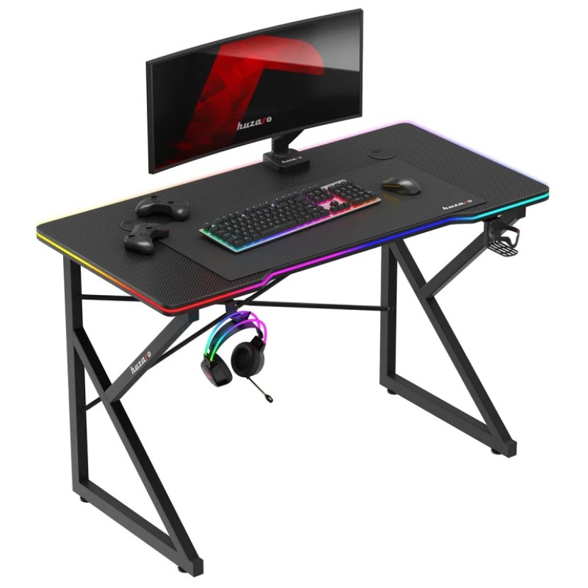 Žaidimų stalas Hero 1.7, RGB Black