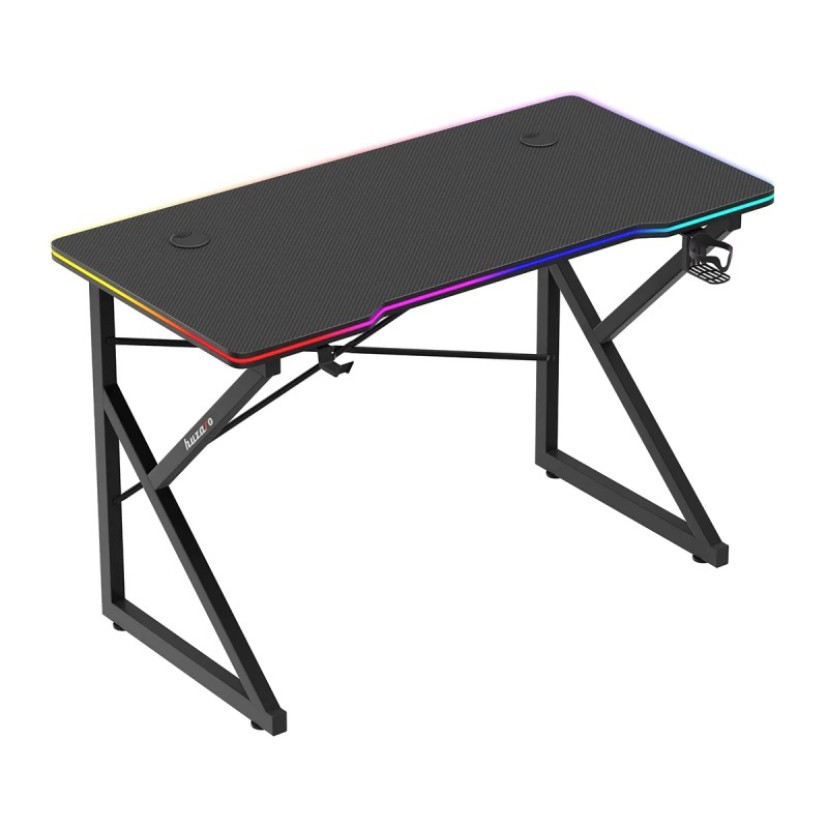 Žaidimų stalas Hero 1.7, RGB Black