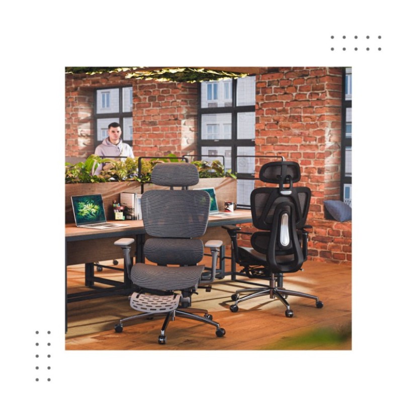 Ergonominė kėdė Expert 7.9 Grey Ergonominė kėdė Expert 7.9 Grey