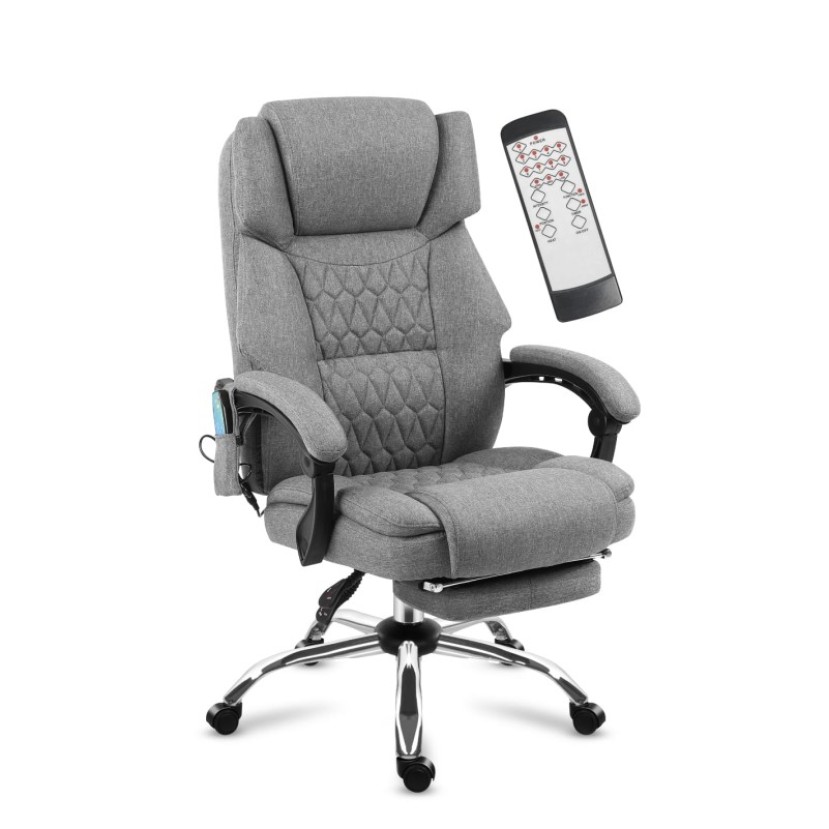Masažinė biuro kėdė Boss 6.0 Grey Masažinė biuro kėdė Boss 6.0 Grey