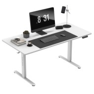 Elektrinis rašomasis stalas Leader 7.6 White 160 cm