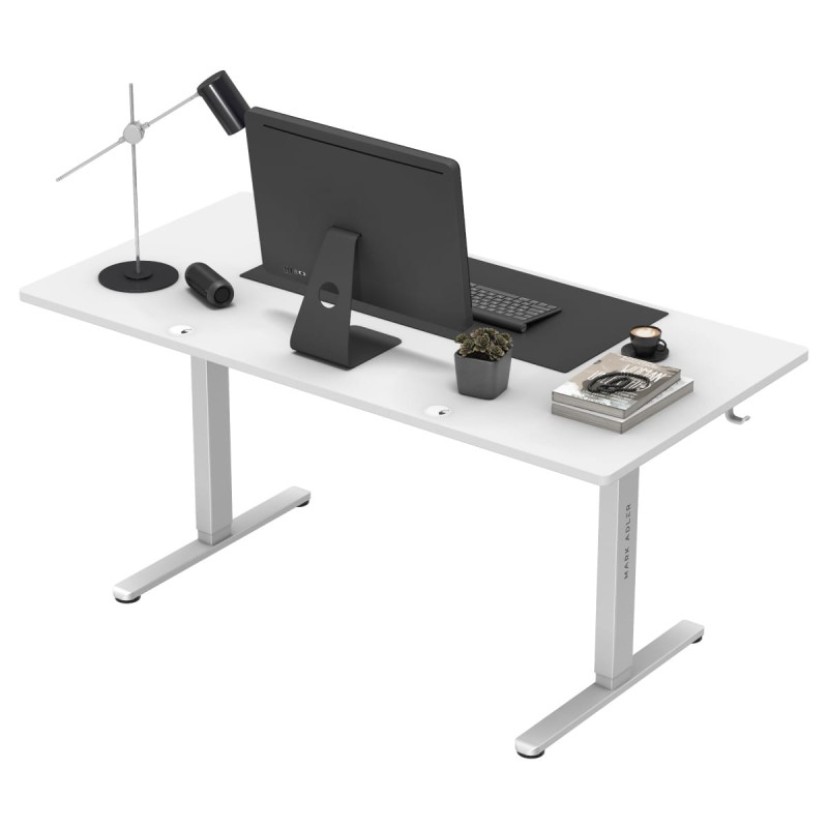 Elektrinis rašomasis stalas Leader 7.6 White 160 cm Elektrinis rašomasis stalas Leader 7.6 White 160 cm