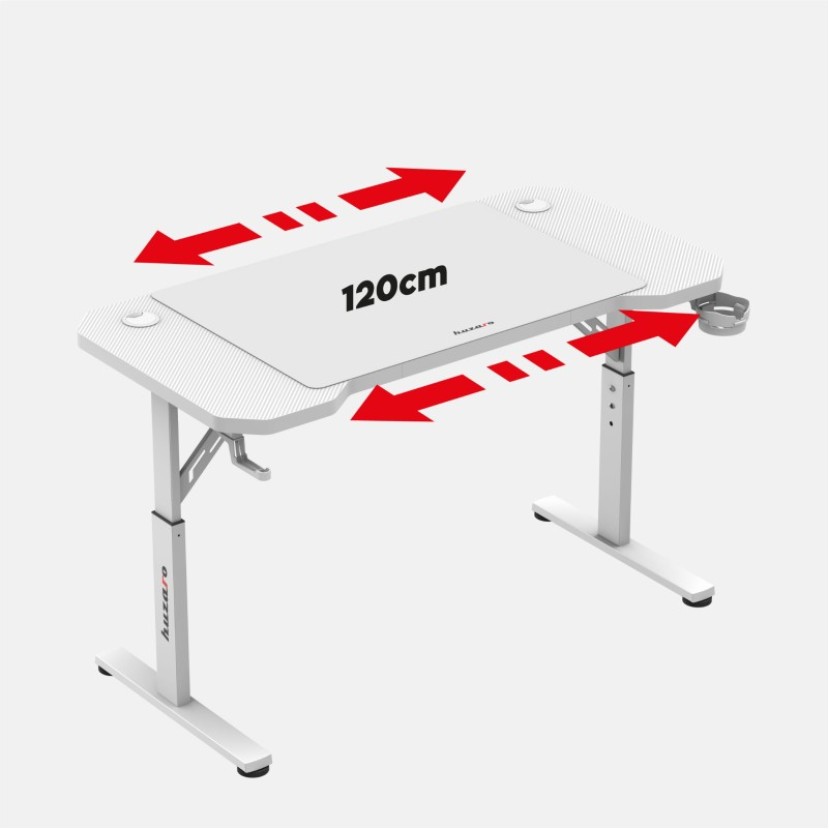Žaidimų stalas Hero 2.6 White 120 cm Žaidimų stalas Hero 2.6 White 120 cm
