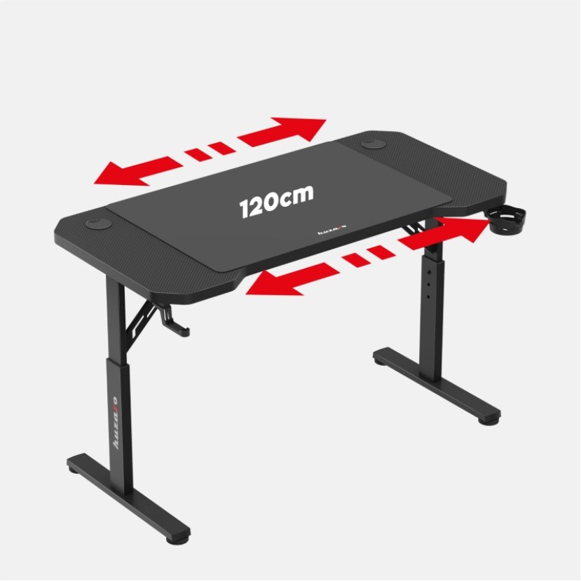 Žaidimų stalas Hero 2.6 Black 120 cm Žaidimų stalas Hero 2.6 Black 120 cm