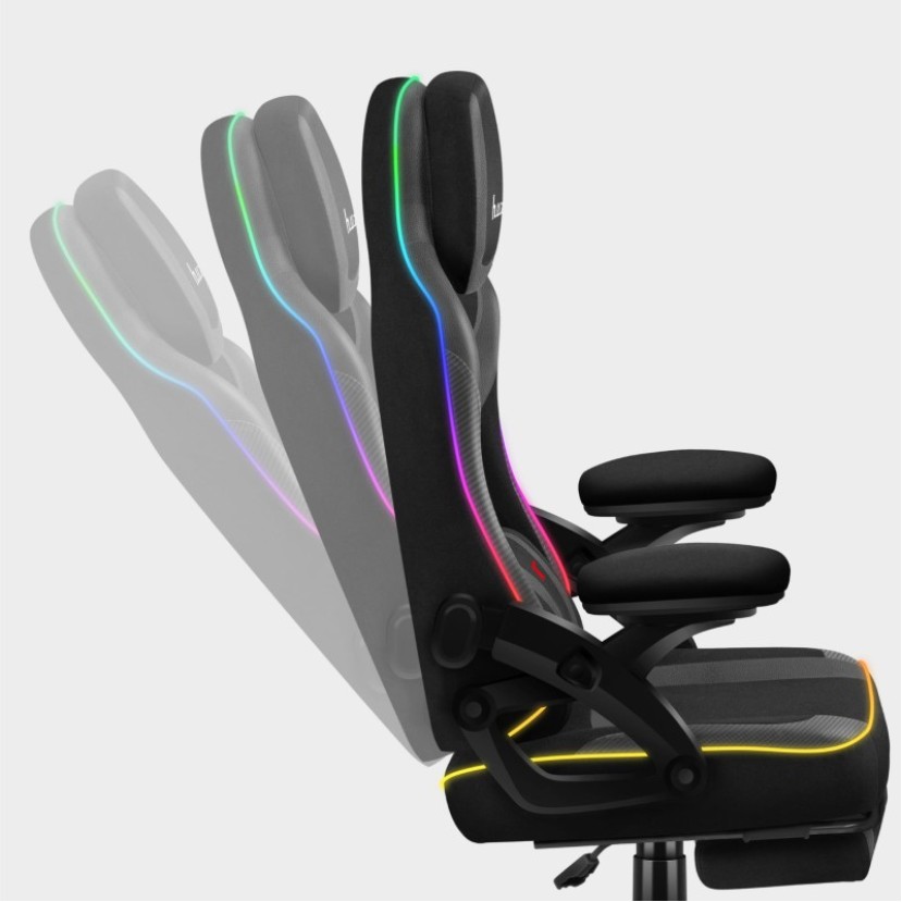 Žaidimų kėdė Force 4.6 RGB Black Mesh Žaidimų kėdė Force 4.6 RGB Black Mesh