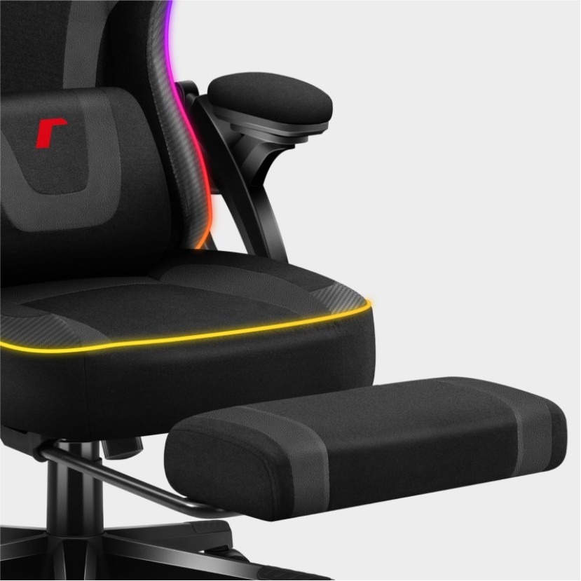 Žaidimų kėdė Force 4.6 RGB Black Mesh Žaidimų kėdė Force 4.6 RGB Black Mesh
