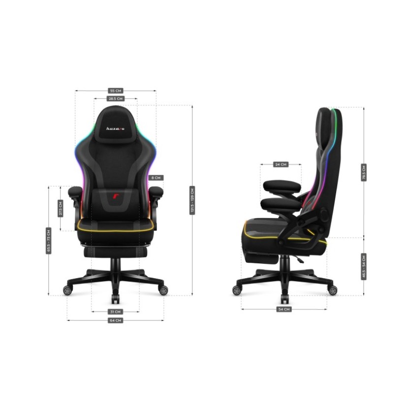 Žaidimų kėdė Force 4.6 RGB Black Mesh Žaidimų kėdė Force 4.6 RGB Black Mesh