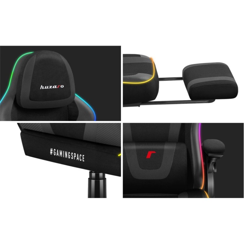Žaidimų kėdė Force 4.6 RGB Black Mesh Žaidimų kėdė Force 4.6 RGB Black Mesh