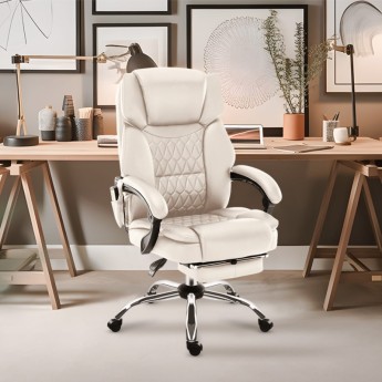 Masažinė biuro kėdė Boss 6.0, Beige Masažinė biuro kėdė Boss 6.0, Beige