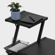 Stalas su lentynomis Leader 3.5, Black 116 cm