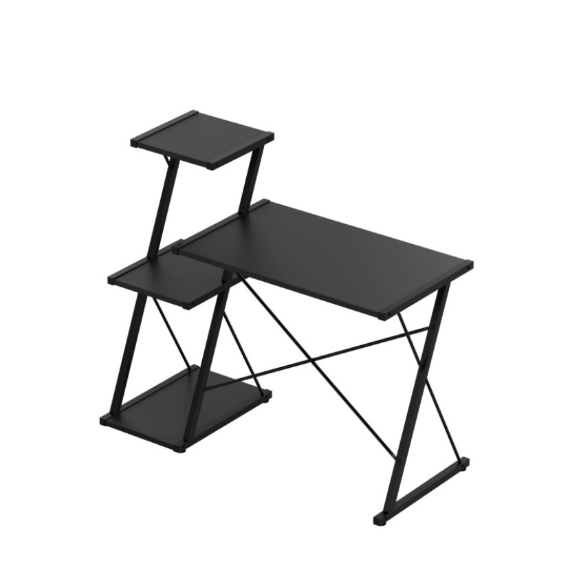 Stalas su lentynomis Leader 3.5, Black 116 cm