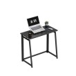 Sulankstomas rašomasis stalas Leader 1.5 Black 80 cm Sulankstomas rašomasis stalas Leader 1.5 Black 80 cm