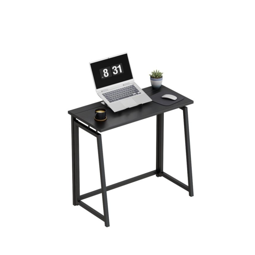Sulankstomas rašomasis stalas Leader 1.5 Black 80 cm Sulankstomas rašomasis stalas Leader 1.5 Black 80 cm