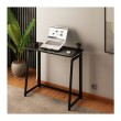 Sulankstomas rašomasis stalas Leader 1.5 Black 80 cm Sulankstomas rašomasis stalas Leader 1.5 Black 80 cm