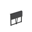 Sulankstomas rašomasis stalas Leader 1.5 Black 80 cm Sulankstomas rašomasis stalas Leader 1.5 Black 80 cm