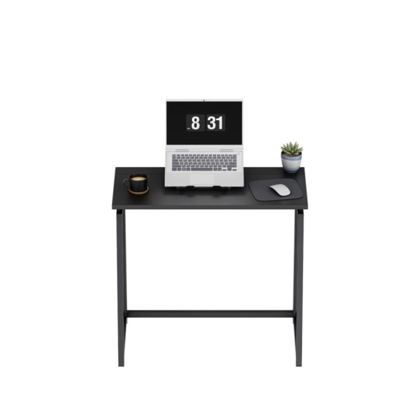 Sulankstomas rašomasis stalas Leader 1.5 Black 80 cm Sulankstomas rašomasis stalas Leader 1.5 Black 80 cm