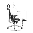 Ergonominė kėdė Expert 9.6 Black Ergonominė kėdė Expert 9.6 Black
