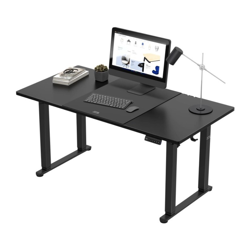 Elektrinis rašomasis stalas Leader 9.3 Black 160 cm Elektrinis rašomasis stalas Leader 9.3 Black 160 cm