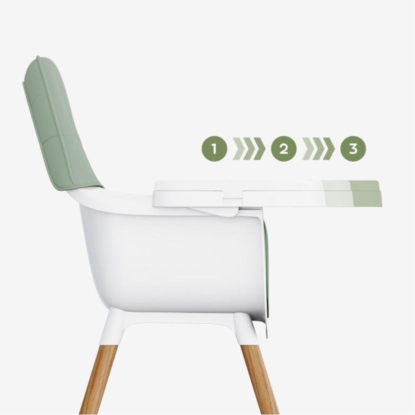 Maitinimo kėdė Morsel Green Maitinimo kėdė Morsel Green