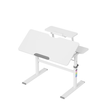 Reguliuojamas vaikiškas rašomasis stalas Study 3.7 Grey 90 cm Reguliuojamas vaikiškas rašomasis stalas Study 3.7 Grey 90 cm